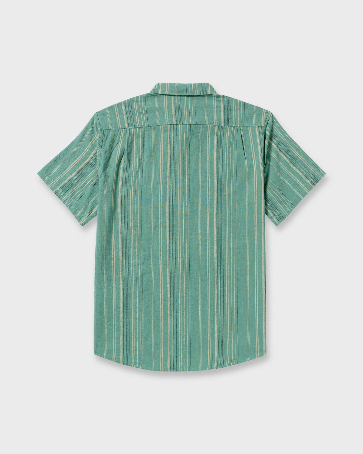 All Day Stripe Short Sleeve Shirt - Sage Green
